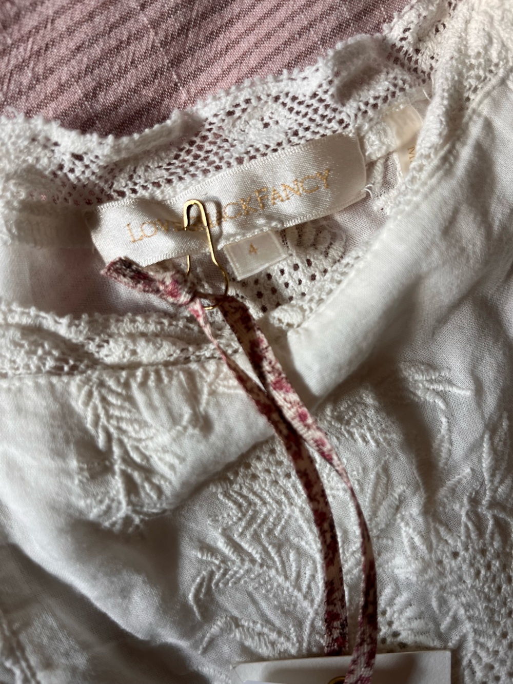 LoveShackFancy White Lace Maxi Dress - “Norma Dress” - Picture 9 of 9